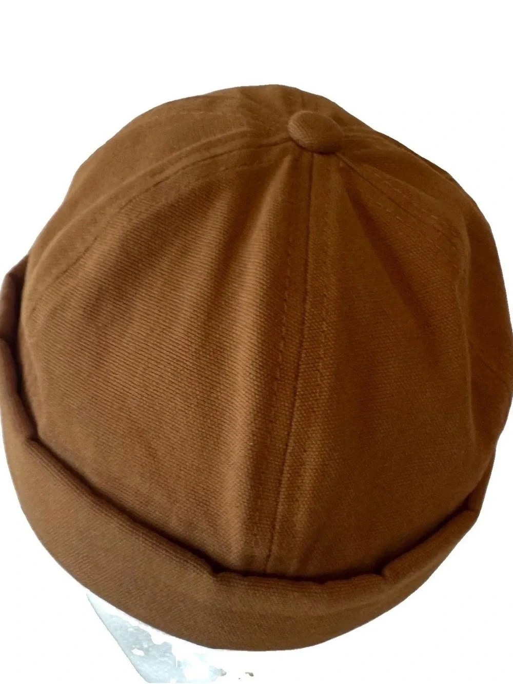 Dry Goods Supplies Beanie Cap Denim Blue, Brimless, Cotton